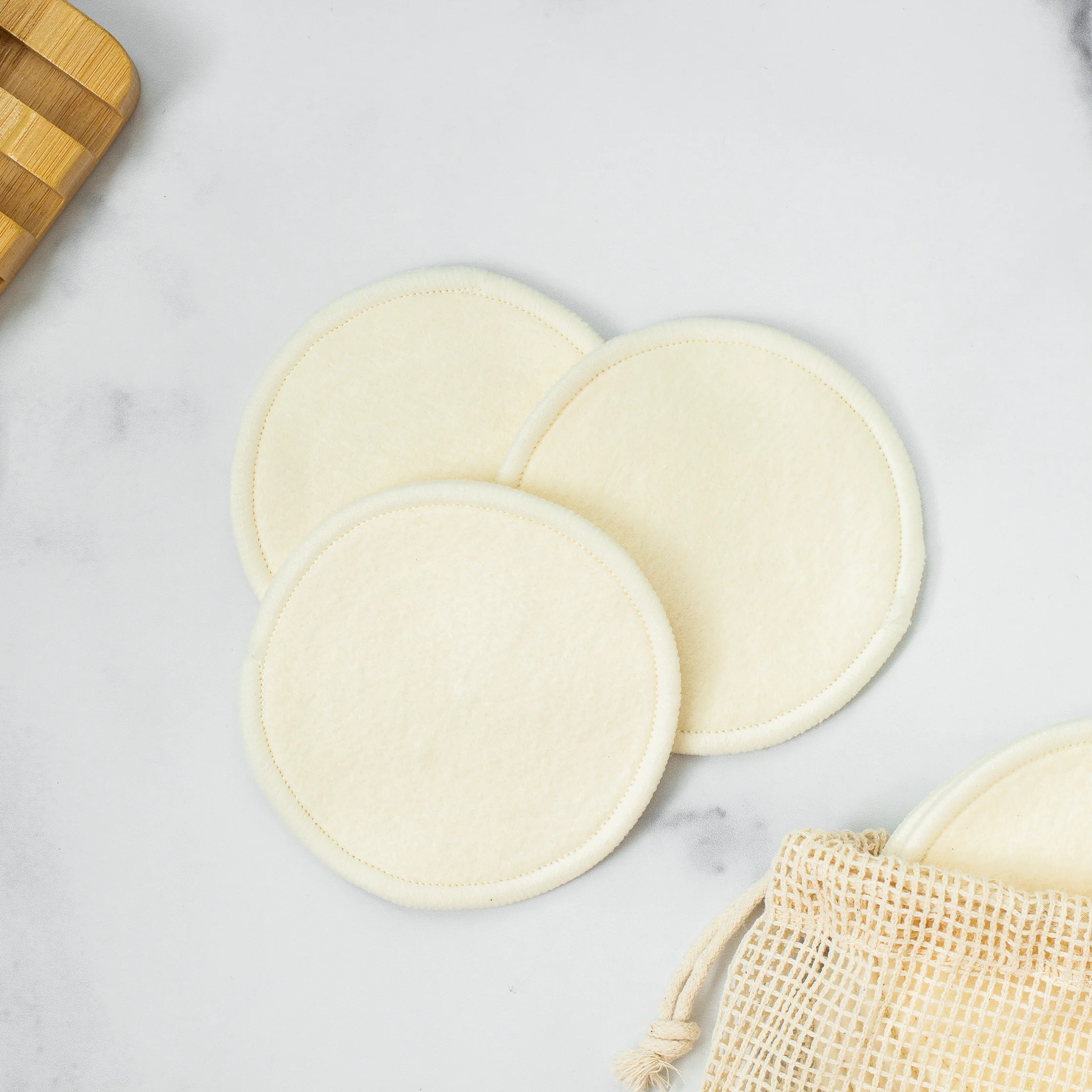 Reusable Hemp “Cotton” Rounds (Set of 20) - Image 4