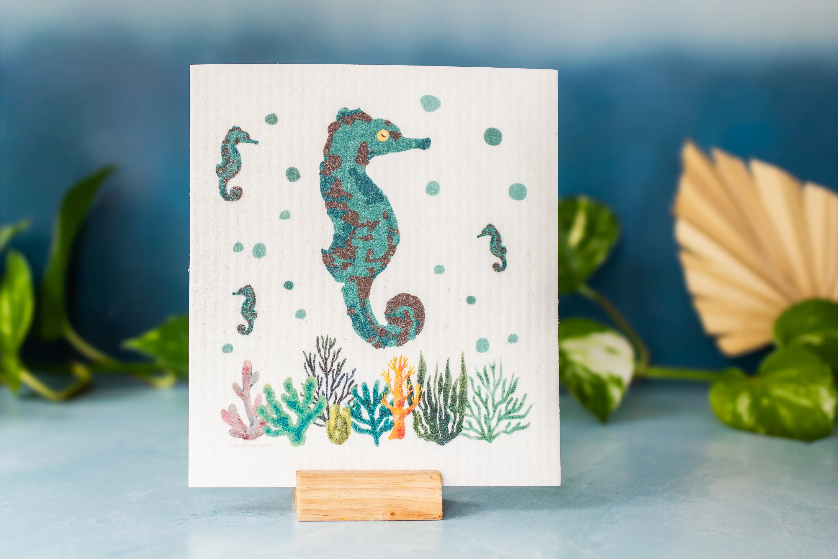 Swedish Dishcloth // The Tropical Seas Collection - Image 4